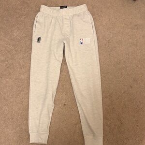 NBA Kids Light Gray Joggers